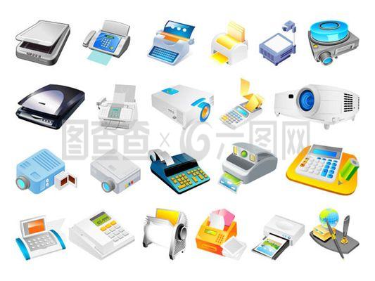办公用品矢量素材